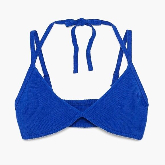 SavageX Fenty Size L knit bralette tie in the back and adjustable straps. NWT - Picture 1 of 4